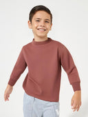 RADYAN® Toddler Crew Neck Long-Sleeve Fine Jersey T-Shirt