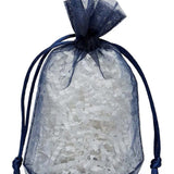 Flat Bottom Organza Bags 5 1/2''x11/2''x10 1/2'' for Decorative Gift Wrap