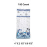 Holiday Pattern Cello Bags for Gifts 4” x 2.5” x 9.5”