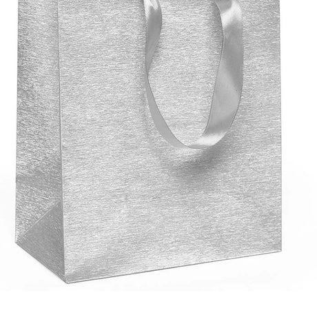 Metallic Euro Totes Brushed Finish 7'' X 3 7/8'' X 9 1/16'' Sturdy