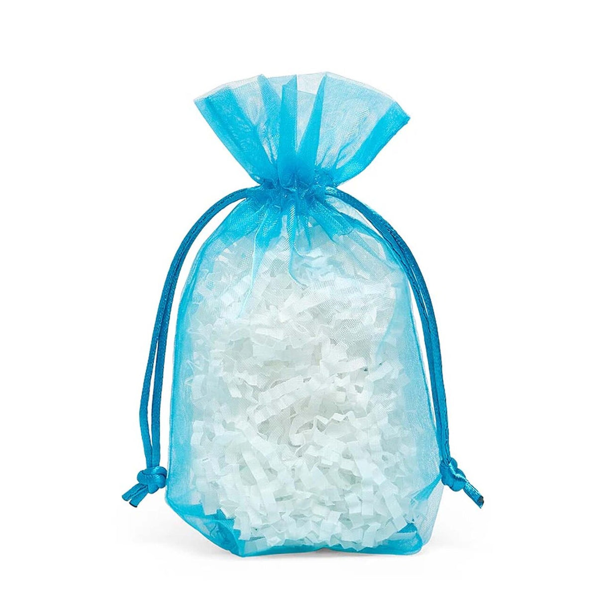 Flat Bottom Organza Bags 3 1/2''x1''x5 1/2'' for Wedding & Event Gifts