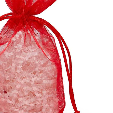 Flat Bottom Organza Bags 3 1/2''x1''x5 1/2'' for Elegant Gifts