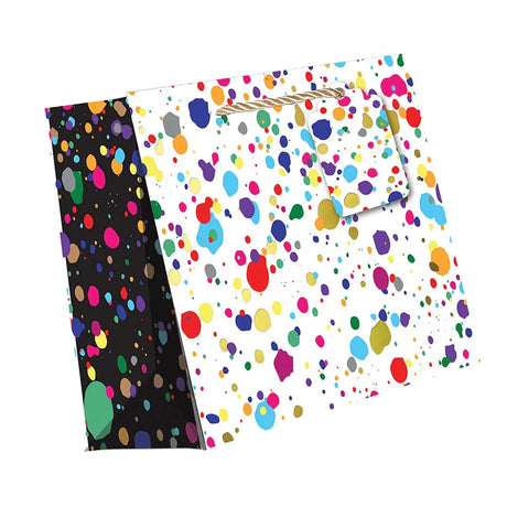 Patterned Gift Bags 6" X 3" X 7 1/2" High-Quality Paper Gift Bags