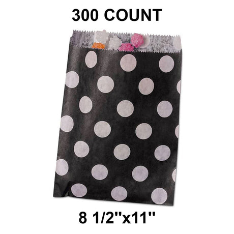 Bright Large Dots Merchandise Bags 8 1/2" x 11"