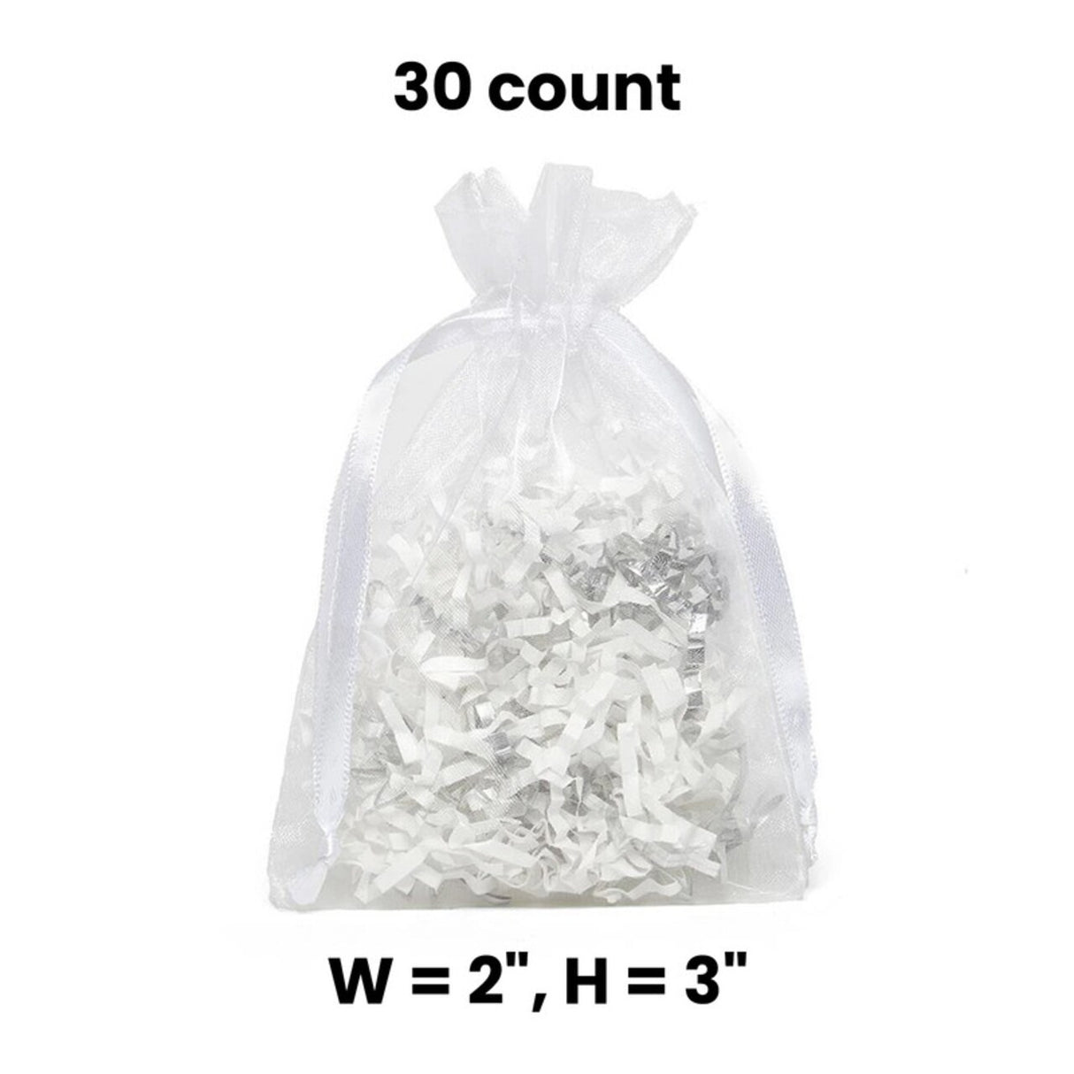 2" x 3" Organza Bag Ideal for Small Keepsakes