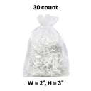2" x 3" Organza Bag Ideal for Small Keepsakes