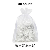 2" x 3" Organza Bag Ideal for Small Keepsakes