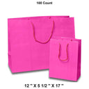 Colored Glossy Mini Totes 12'' x 5 1/2'' x 17'' for Party Favors