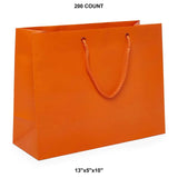Elegant Matte Euro Tote 13" x 5" x 10"