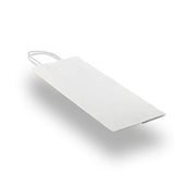 Practical Plain White Kraft Shopping Bag 6" x 3 1/4" x 8 3/8"