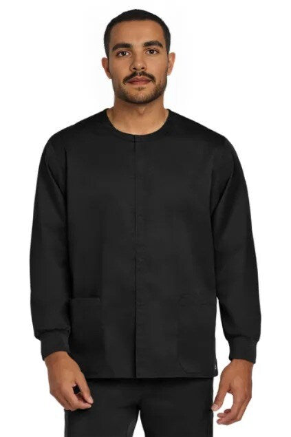 Wink® WorkFlex Snap Front Scrub Jacket Comfortable