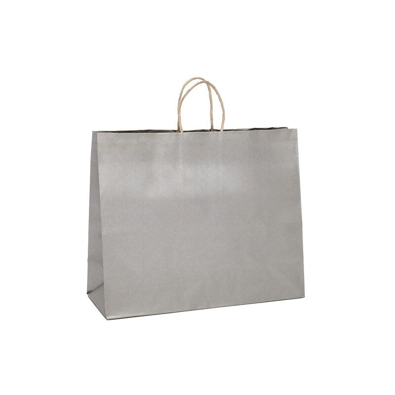 Metallic Shopping Bag Durable 16" x 6" x 18 1/2"