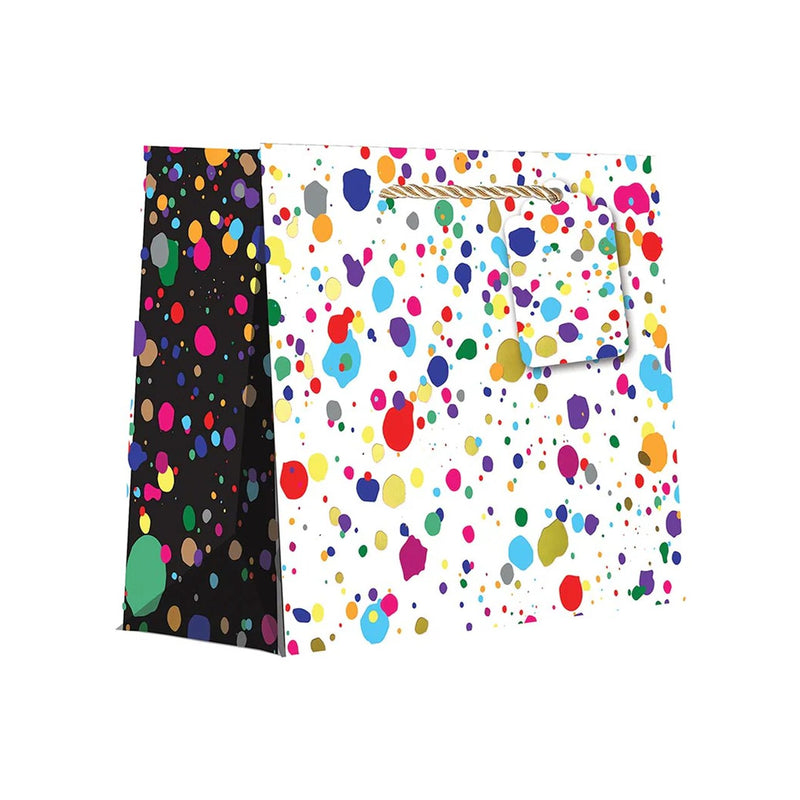 Patterned Gift Bags 6" X 3" X 7 1/2" High-Quality Paper Gift Bags