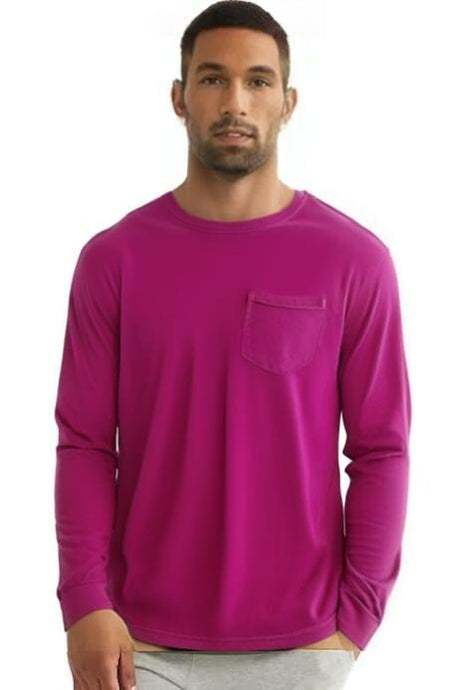 Comfort Colors® Garment-Dyed Heavyweight Long Sleeve Pocket T-Shirt
