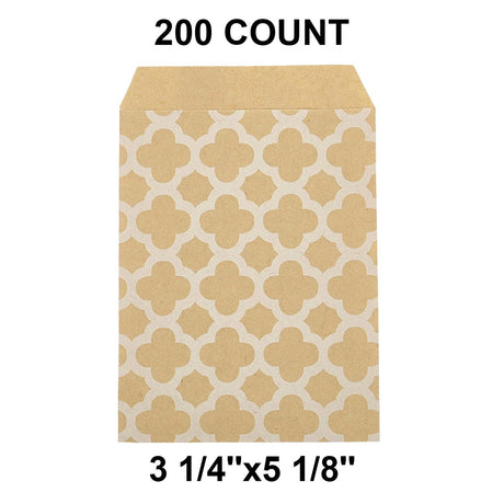 Economical White Paper Merchandise Bags 3 1/4" x 5 1/8"