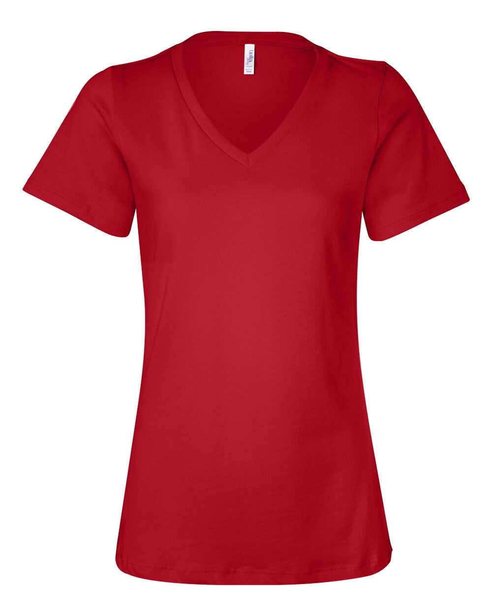 BELLA + CANVAS® Women’s Jersey Relaxed Short Sleeve V-Neck T-Shirt