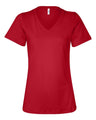 BELLA + CANVAS® Women’s Jersey Relaxed Short Sleeve V-Neck T-Shirt