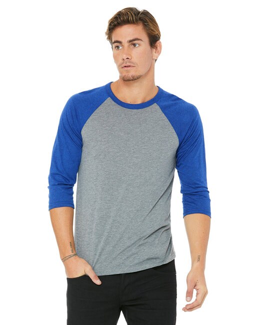 Gildan® Heavy Cotton Raglan Crewneck Three-Quarter Sleeve T-Shirt