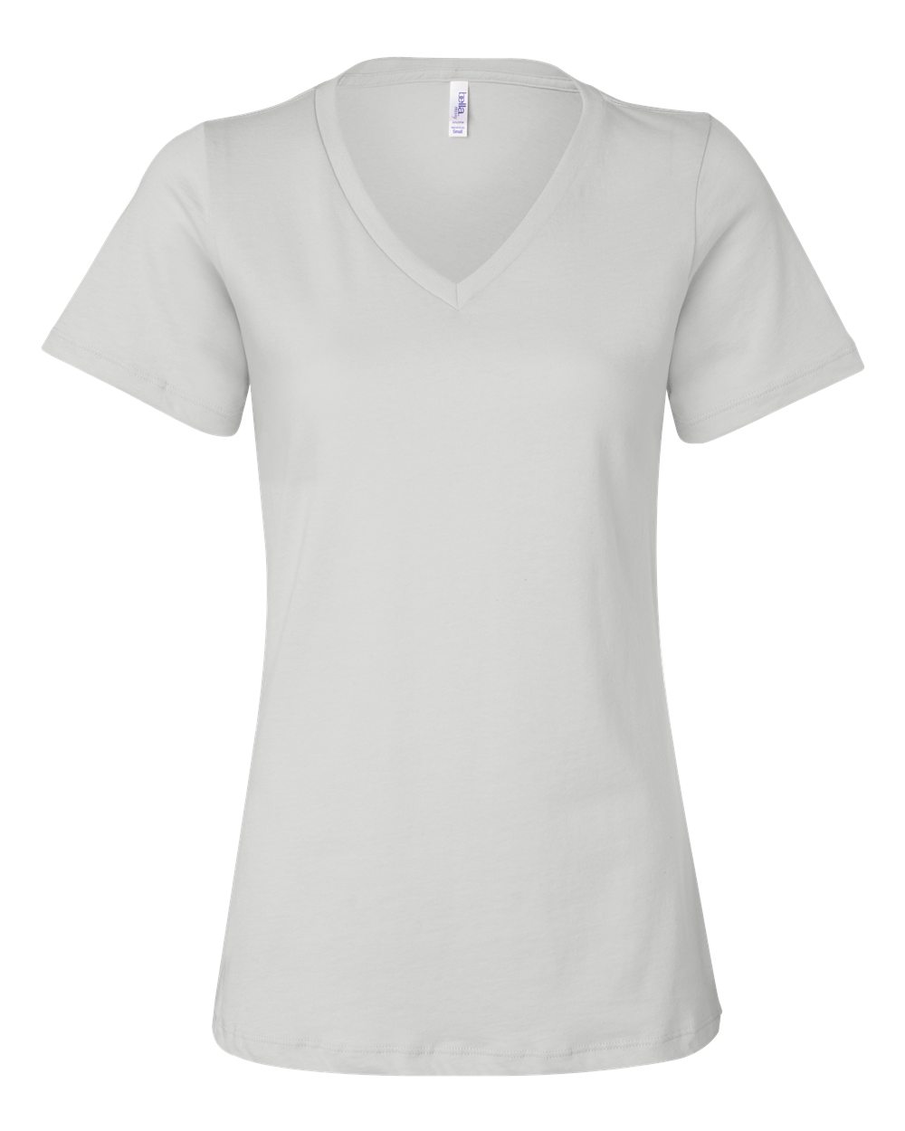 BELLA + CANVAS® Women’s Jersey Relaxed Short Sleeve V-Neck T-Shirt