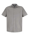 Red Kap Men's Specialized Short Sleeve Pocketless Work Shirt