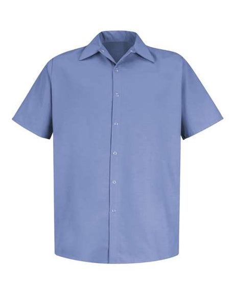 Red Kap Men's Specialized Short Sleeve Pocketless Work Shirt