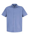Red Kap Men's Specialized Short Sleeve Pocketless Work Shirt