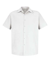 Red Kap Men's Specialized Short Sleeve Pocketless Work Shirt