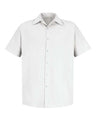Red Kap Men's Specialized Short Sleeve Pocketless Work Shirt