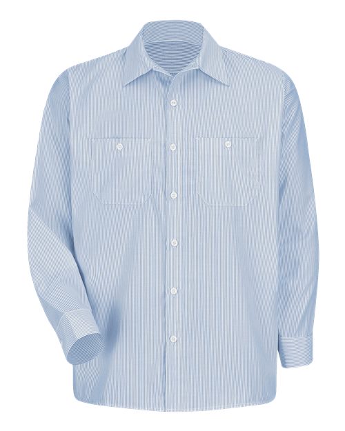 Red Kap Men's Industrial Stripe Work Shirt