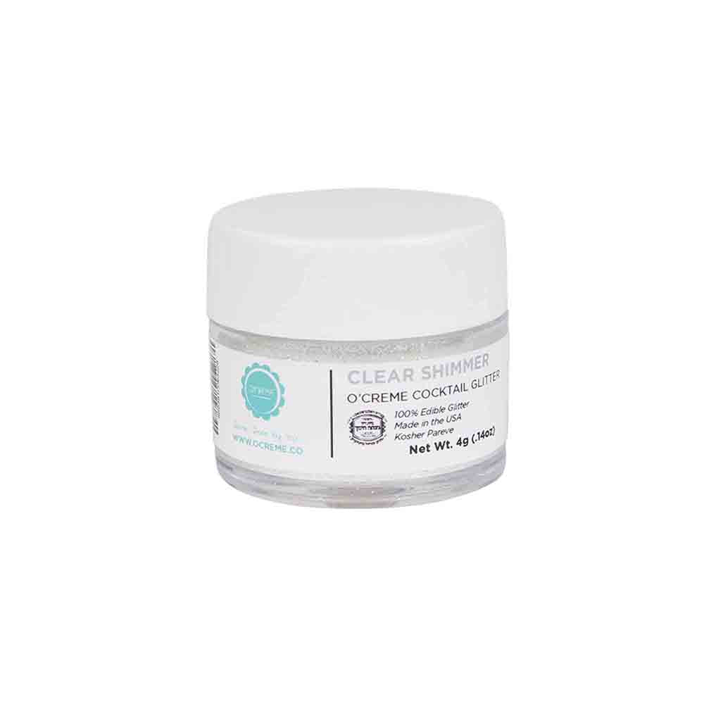 O'Creme Cocktail Glitter, 4 gr. - Clear