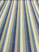 Ellen Degeneres Doheny Stripe Cotton Fabric - Indigo Horizontal Stripes, 54" Width (1 Yard)