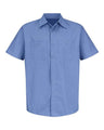 Red Kap Men's Industrial Stripe Short Sleeve Work Shirt
