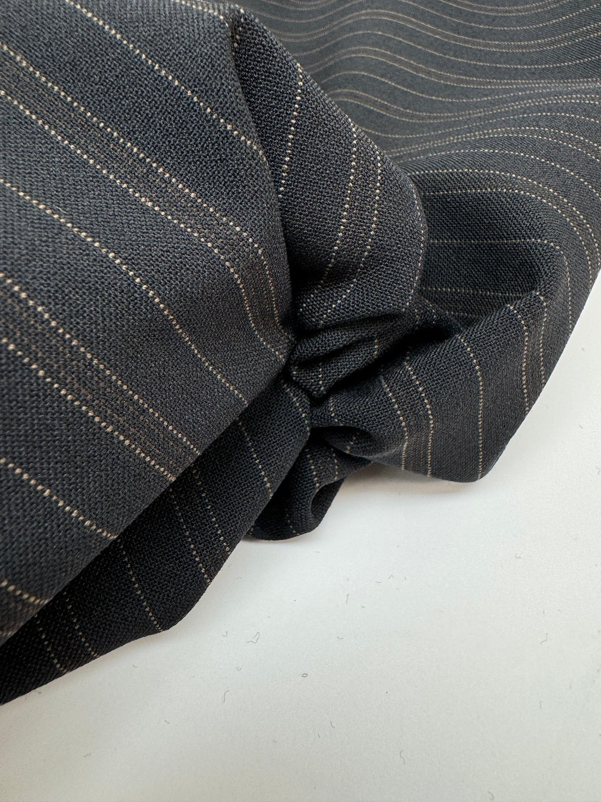 Polyester Viscose Elastane Striped Knit