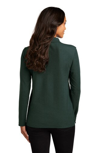 Girls Long Sleeve Knit Polo T-shirt | RADYAN®