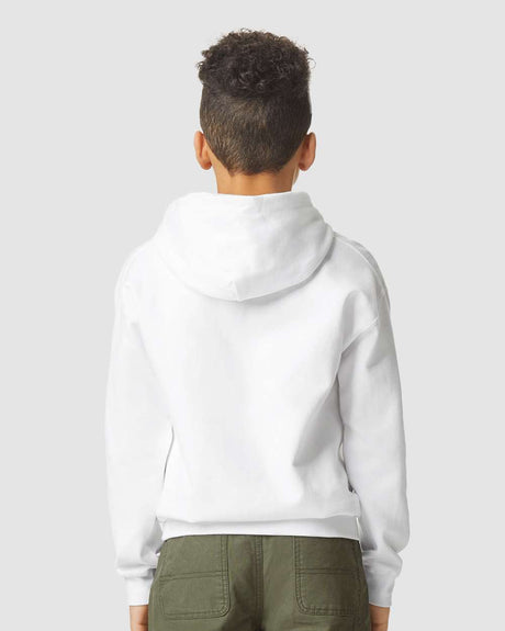 Gildan Youth Midweight Hooded Turtle Neck Sweatshirt