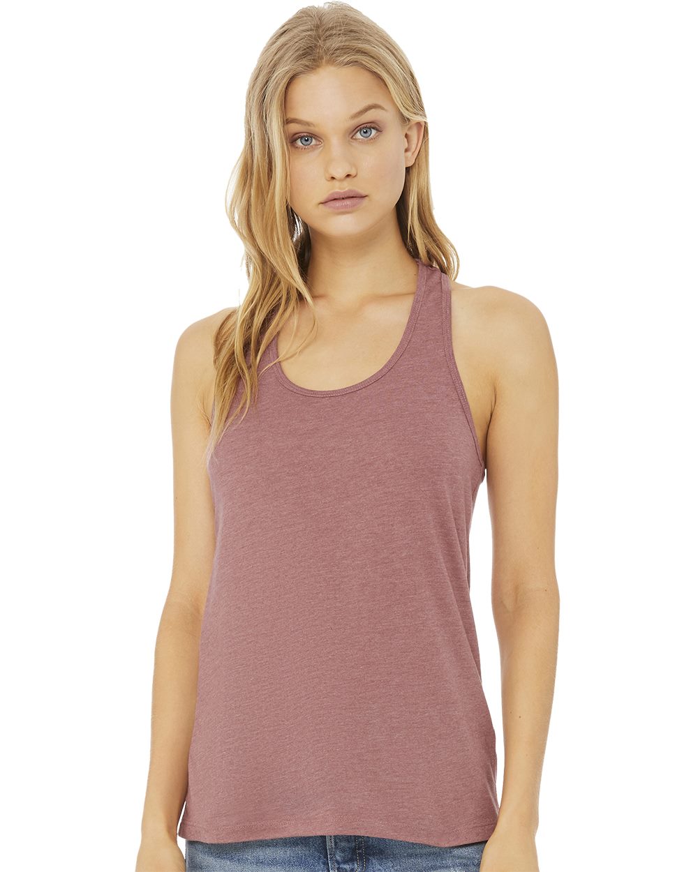 BELLA + CANVAS® Women's Jersey Racerback Crewneck Tank Top - 6008