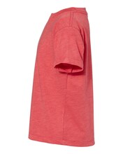 BELLA + CANVASÂ Crewneck Short Sleeve Toddler Triblend Tee Shirt - Solid Black Triblend
