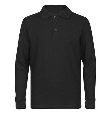 Long Sleeve Pique Polo Shirt | RADYAN®