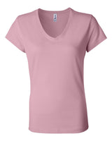 BELLA + CANVAS® Women’s Jersey V-Neck Short Sleeve Tee