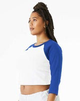 BELLA + CANVAS® Micro 3/4 Raglan Sleeve Baby Tee