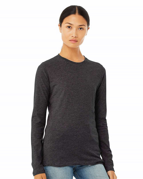 BELLA + CANVAS® Women’s Jersey Crewneck Long Sleeve Tee