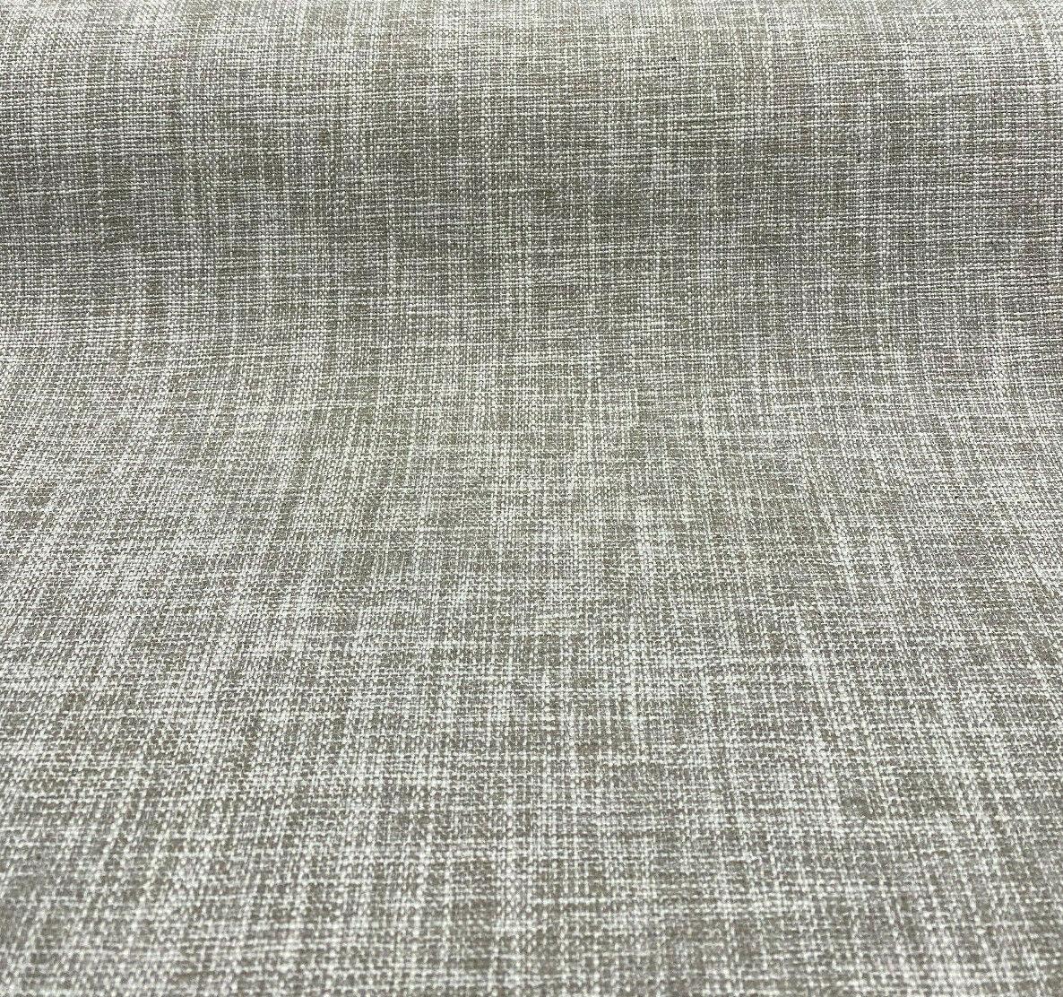 Performance+ Sheridan Fossil Taupe Upholstery Fabric - Heavy Linen Look, Taupe, 54" Width (1 Yard)