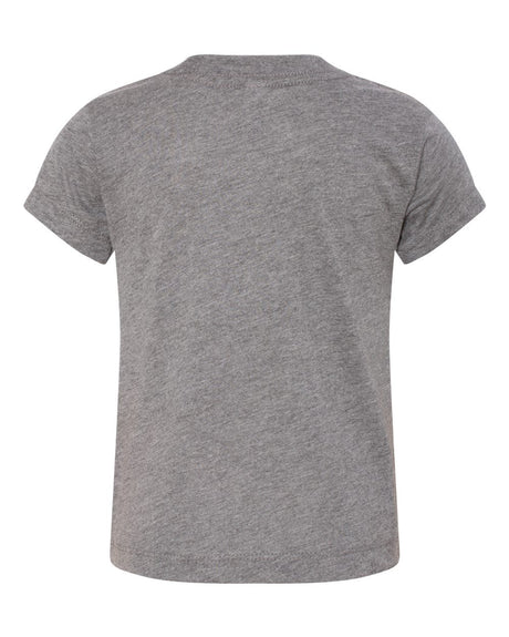 BELLA + CANVAS 12 Pack: Bella + Canvas - Toddler Jersey Short Sleeve Crewneck Tee in Blue Triblend