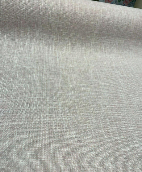Performance+ Sheridan Blush Pink Upholstery Fabric - Heavy Linen Look, 54" Width (1 Yard)