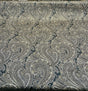 Vintage Blend Sterling Polyester Print Upholstery Fabric - Traditional Paisley, 54" Width (1 Yard)