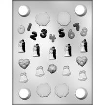 Mini Wedding Cake Top Chocolate Mold