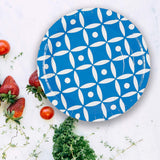 8 Ct. Geometric Paper Dinner Plates 9" Stylish Disposable Party Tableware