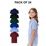 24 Pack: Gildan® DryBlend Youth Short Sleeve Jersey Polo