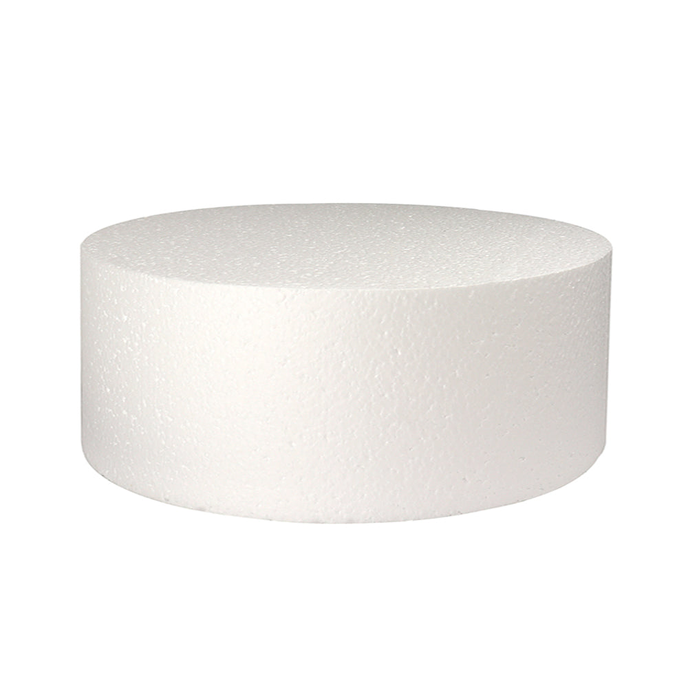 O'Creme Round Polystyrene Cake Dummy, 16" Diameter x 4" High