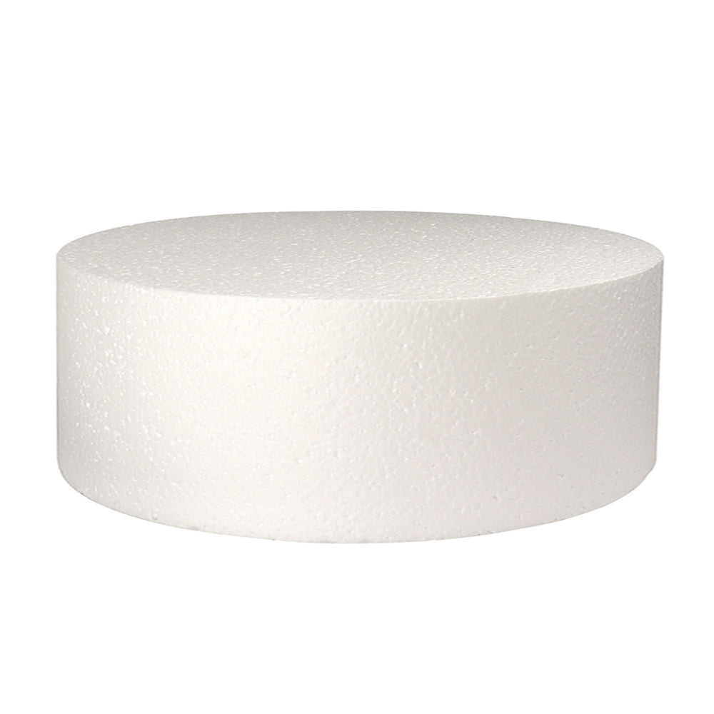 O'Creme Round Polystyrene Cake Dummy, 18" Diameter x 4" High
